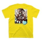 月蝕ざっか店＠SUZURI🇺🇦のChocomint*Holic（For Backprint） Regular Fit T-Shirtの裏面