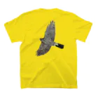 Coshi-Mild-Wildの🪶　オオタカ　&  ツミ　🦅でござる‼️ スタンダードTシャツの裏面