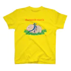 nins・にんずのかわいいモルモット・チェコ語ロゴA(ベージュ) Regular Fit T-Shirt