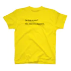 fdy.incのbanana_black スタンダードTシャツ