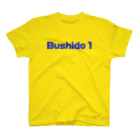登内けんじ　アーティスト／イラストレーターのBushido 1 ブルー スタンダードTシャツ