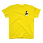Lily bird（リリーバード）の正座の弓道部んちょ（桜文鳥）と星的② Regular Fit T-Shirt