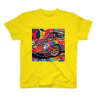 Infiniti_Dreamerのペイントまみれのビンテージ車 Regular Fit T-Shirt