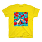 nu_nu_collectionのバイカル湖の落ち葉 スタンダードTシャツ