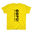 QROOVYのエラーコード Oops! 404 page not found  01 スタンダードTシャツ