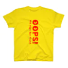 QROOVYのエラーコード Oops! 404 page not found 02 スタンダードTシャツ