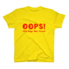 QROOVYのエラーコード Oops! 404 page not found  05 スタンダードTシャツ