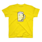 いそがしくてもメシのビールさんとえだまめさん スタンダードTシャツ