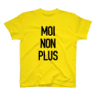 TATEYAMAのMoi non plus black Regular Fit T-Shirt