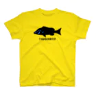 つりてらこグッズ(釣り好き＆おもしろ系)のタマンハンターＴシャツ① スタンダードTシャツ