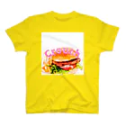 Crouchの#X8 Crouch ハンバーガーTシャツ スタンダードTシャツ