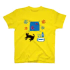 SOKICHISAITOの猫と座布団とお銚子とお猪口 Regular Fit T-Shirt