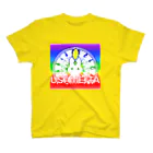 ✨🌈✨ユラクラカン🇯🇵 ✨🌈✨のUSAMEITA！ レインボー🌈🐰✨ スタンダードTシャツ