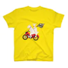 PoccaBocca–すかまるのおみせ–のバイクとヤギさん（あめちゃんとはるくん） スタンダードTシャツ