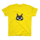 シシシFRIENDSのシシシくろねこ　Face スタンダードTシャツ