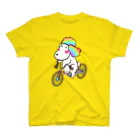 PoodleGag -  面白いプードルの自転車に乗ったレインボープードル犬 Regular Fit T-Shirt