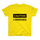 hnagaminのCAUSION 1-INDEXED Regular Fit T-Shirt