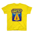 b.n.d [街中でもラグビーを！]バインドの【もうすぐ廃盤】 Lineout! Cartoon ver Regular Fit T-Shirt