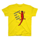 LalaHangeulのJAPANESE FIRE BELLY NEWT (アカハライモリ)　 スタンダードTシャツ