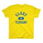 DE2M TのGLORY TO UKRAINE/ウクライナに栄光あれ Tシャツ (ST100-1612SS) Regular Fit T-Shirt