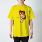 灯端の実験室03の掃除当番ちゃん（駄犬ver.） スタンダードTシャツ