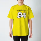 Funny Mill SUZURI店のビション・フリーゼのプリケツ スタンダードTシャツ