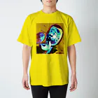 Anna’s galleryのPsyberpunk Jerry Fish Regular Fit T-Shirt