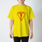 四色アペンド＋のCAUTION スタンダードTシャツ