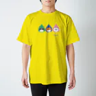 しっぽ堂のとんがり帽子の柴犬たち Regular Fit T-Shirt