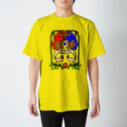 山田大五郎のヤシガニオイシイ（黒フチドリ） Regular Fit T-Shirt