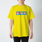 道草堂のキス顔三つ子 スタンダードTシャツ