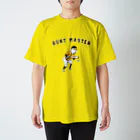 NIKORASU GOの野球デザイン「バント職人」＜黄色＞ 티셔츠