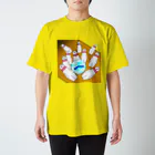 ほかほかしろくまのあったかざっかやのしろくまボウル スタンダードTシャツ