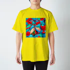 nu_nu_collectionのバイカル湖の落ち葉 スタンダードTシャツ