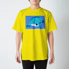 art.A matherの青いお魚さん スタンダードTシャツ