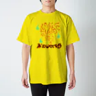 Ａ’ｚｗｏｒｋＳの九尾之狐(赤プリント) Regular Fit T-Shirt