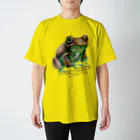 引田玲雄 / Reo Hikitaのカエルメイトより「キウイガエル」 Regular Fit T-Shirt