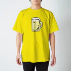 いそがしくてもメシのビールさんとえだまめさん スタンダードTシャツ