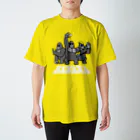 魚六のゴリラ・ゴリラ・ゴリラ Regular Fit T-Shirt