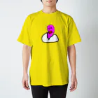 ゆるふわ　(っ´ω`c)　商店　⇒のデマシタちゃん Regular Fit T-Shirt