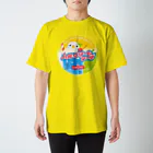 ほほらら工房 SUZURI支店の《ハルクリームソーダ白》 Regular Fit T-Shirt