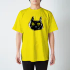 pupukitiの黒猫のぷぷきち スタンダードTシャツ