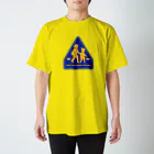 黄印のあおき 通学路 スタンダードTシャツ