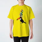 雑貨屋ヨコイマウの小鳥ブレーメン　オニオオハシ・オカメインコ・セキセイインコ・コザクラインコ・文鳥 Regular Fit T-Shirt