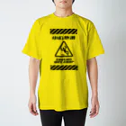 福陀落海灣公司の小心地滑 スタンダードTシャツ