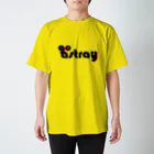 go astrayのgo astray ずれたロゴ 淡色ベース用 Regular Fit T-Shirt