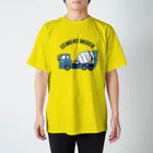 さはらそのこ｜イラストレーターのミキサー車　Cement Mixer スタンダードTシャツ