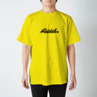 森の部屋のAcid ☺ Black Regular Fit T-Shirt