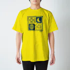 ゴータ・ワイのユニバース 　プリント色 ブルー Regular Fit T-Shirt