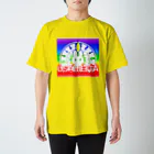 ✨🌈✨ユラクラカン🇯🇵 ✨🌈✨のUSAMEITA！ レインボー🌈🐰✨ スタンダードTシャツ